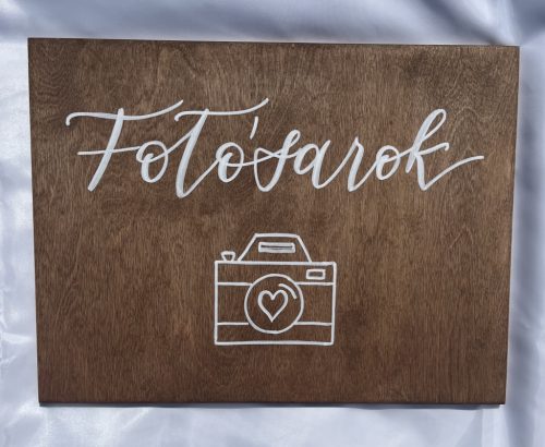 Fotósarok tábla