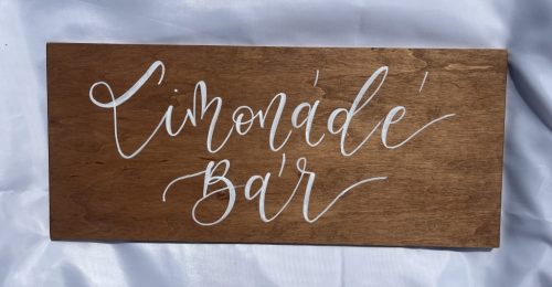 Limonádé bár tábla